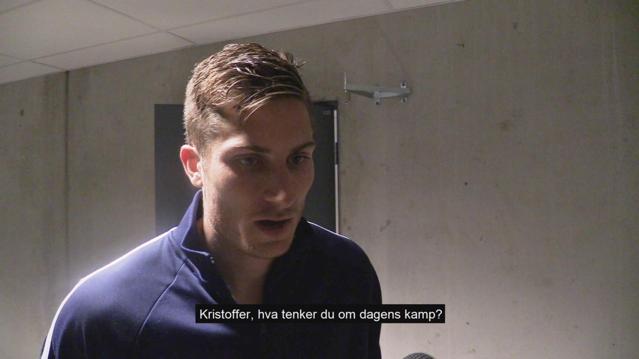 Kristoffer etter kampen mot Aalesund.mp4